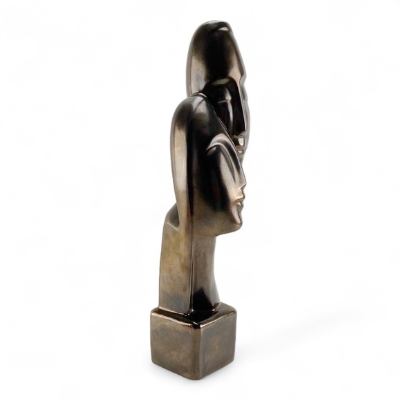 Mid Century Modern Ebony Statue by Esco Products​ - Picture 2 of 5